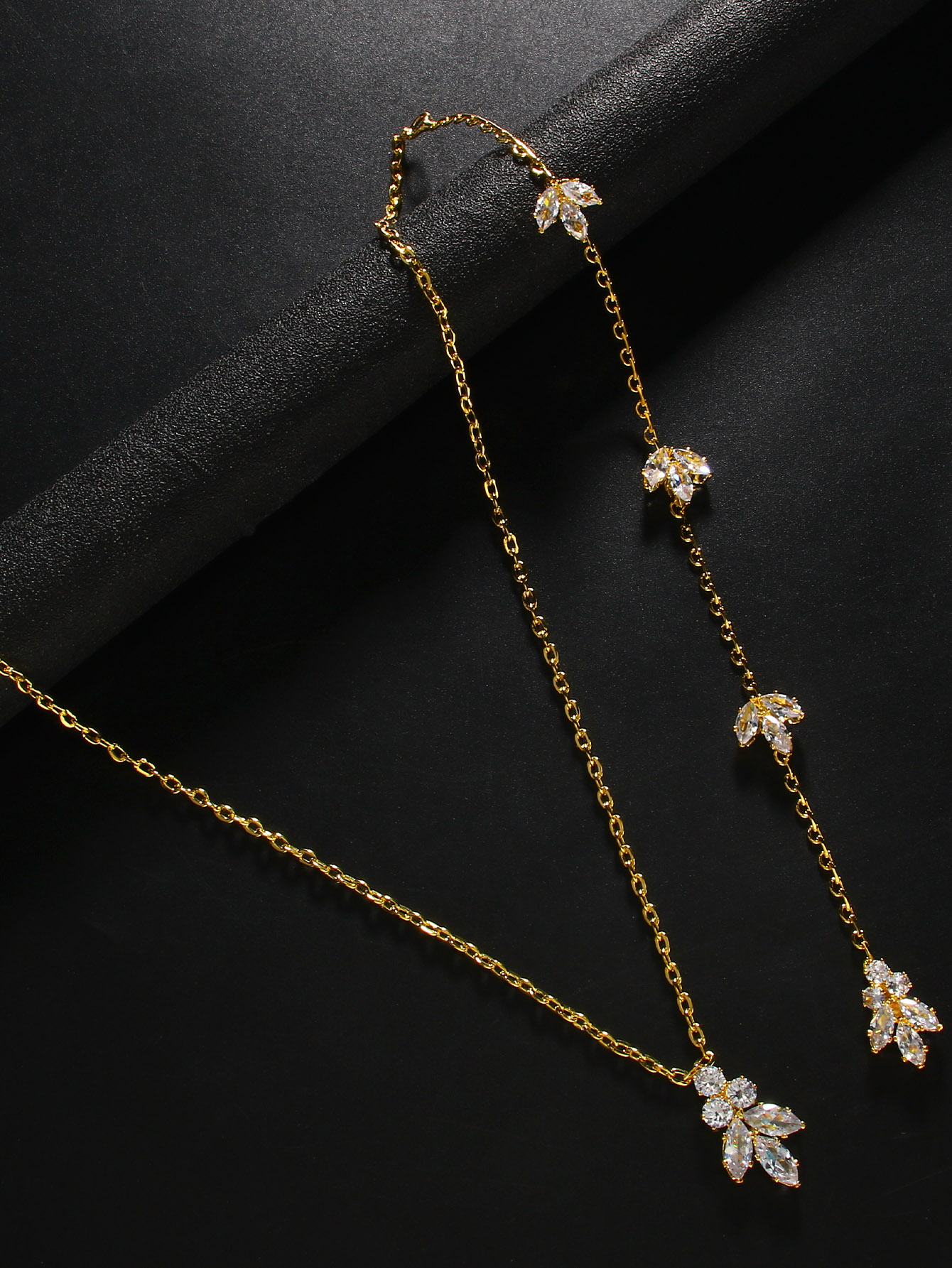 Liontin Berlian Imitasi Rantai - Body Jewelry For Backless Dress ulasan dan harga