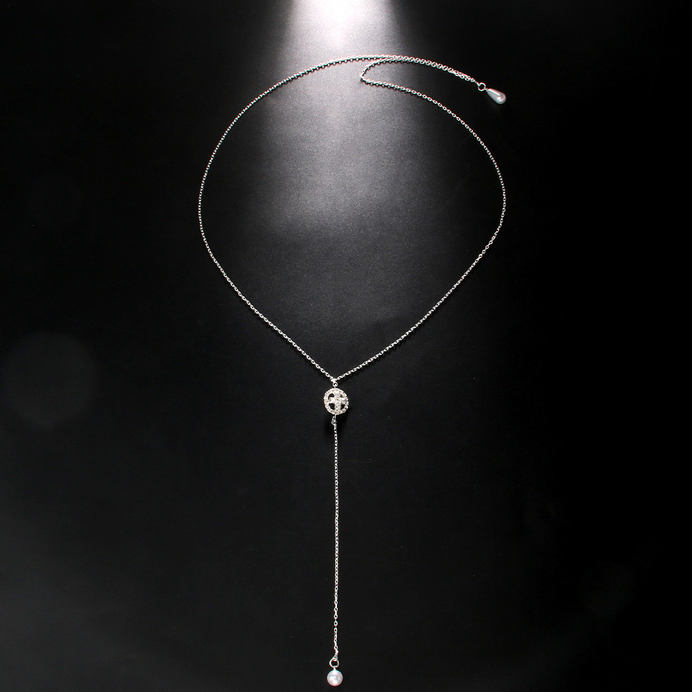 Stonefans rantai belakang muti - Body Jewelry For Backless Dress ulasan dan harga