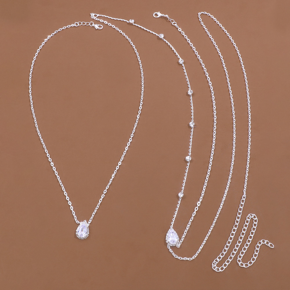 Stonefans mewah tetesan air zi - Body Jewelry For Backless Dress ulasan dan harga