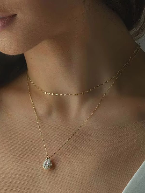 Kalung Rantai Belakang Kristal - Body Jewelry For Backless Dress ulasan dan harga