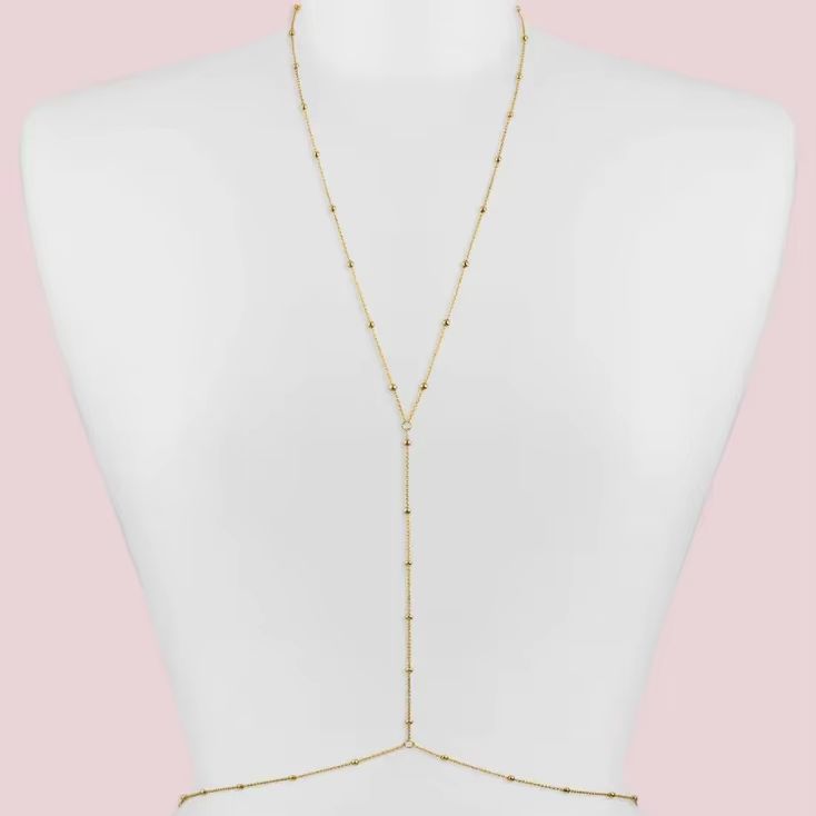 Rantai Manik-manik Sederhana G - Body Jewelry Women ulasan dan harga