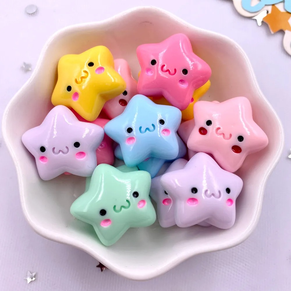TX105 20PCS Campuran Resin Kaw - Star Flat Back ulasan dan harga