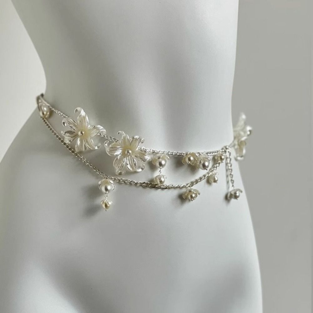 Rantai Pinggang Mutiara Elegan - Body Jewelry Bulk ulasan dan harga