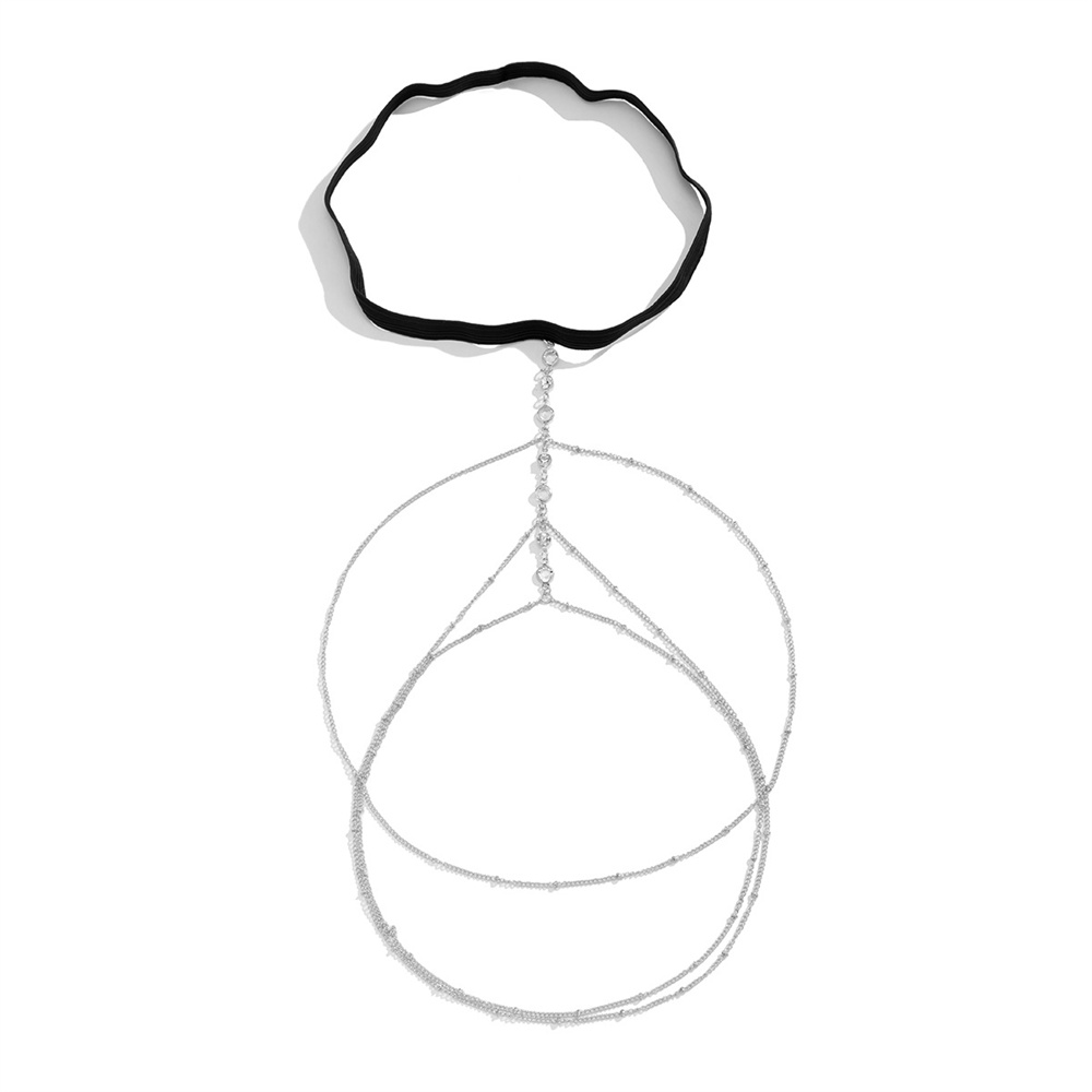 Rantai Paha Kristal Elastis Ga - Body Jewelry Women ulasan dan harga